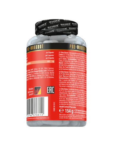 Beta-Alanine 4400 mg 120 caps
