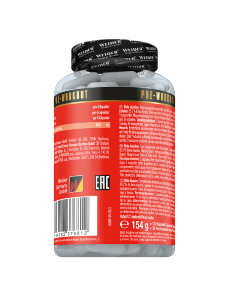 Beta-Alanine 4400 mg 120 caps