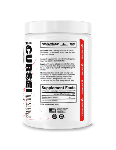 The Curse! Creatine Unflavored 500 grams