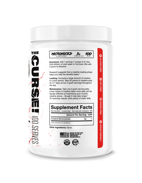 The Curse! Creatine Unflavored 500 grams