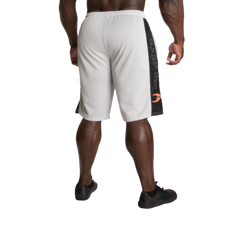 GASP No1 Mesh Shorts White/Black - Pantaloncini Palestra Uomo
