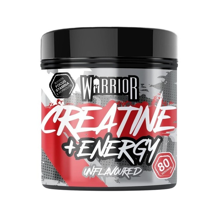 Caffeinated creatine Warrior: 80 mg and B vitamins