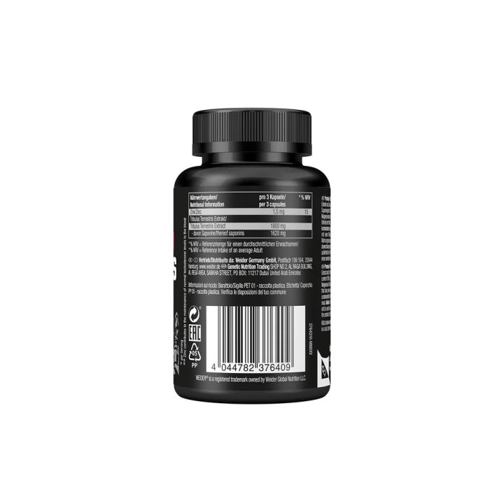 Integratore Tribulus terrestris Weider: 90% saponine