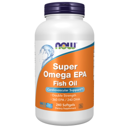 Omega 3 Fish Oil NOW: 720 mg EPA and 480 mg DHA