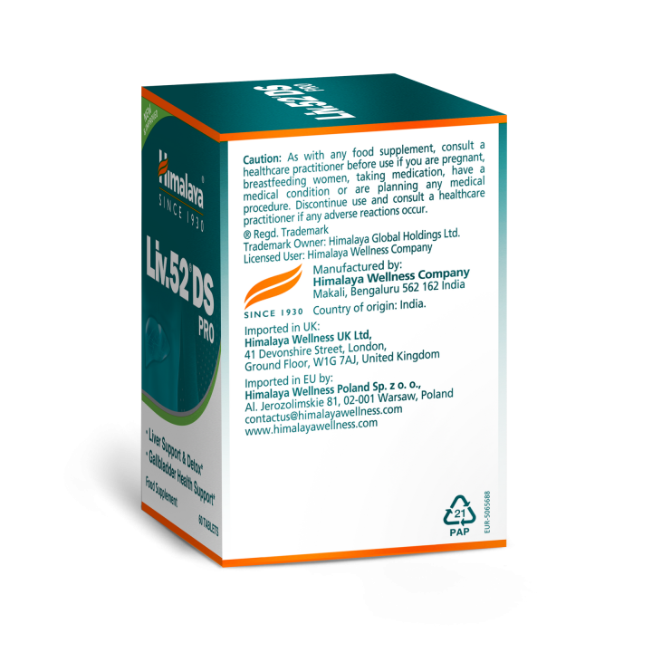 Liv.52 DS PRO 60 compresse Himalaya per il fegato