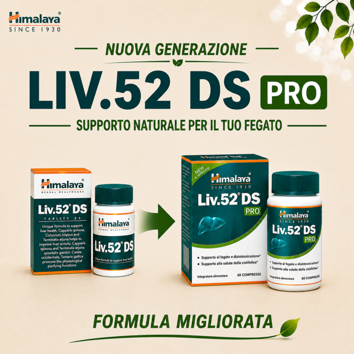 Liv.52 DS PRO 60 compresse Himalaya per il fegato