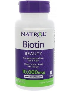 Biotin 10000mcg 100 tablets