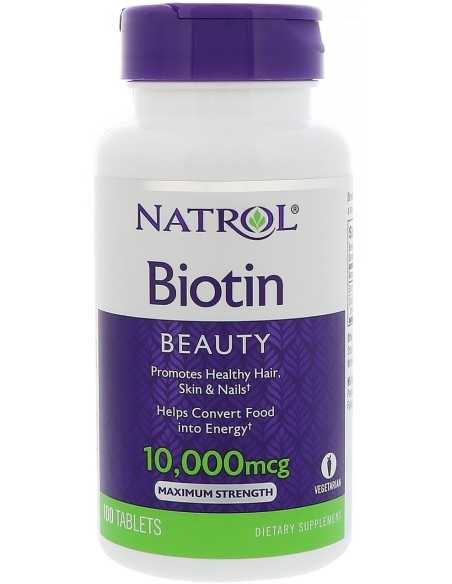 Biotin 10000mcg 100 tablets