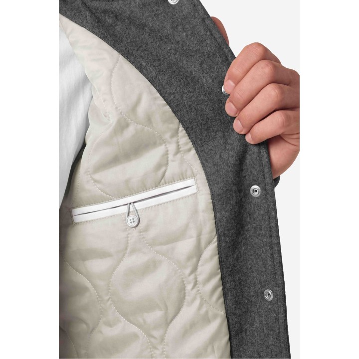 Giacca varsity uomo Gorilla Wear: patch e branding