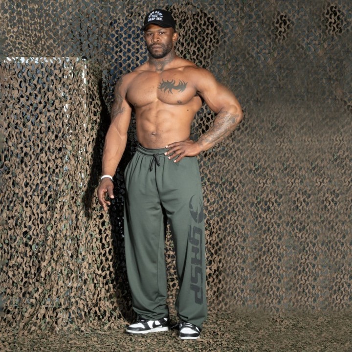 Breathable mesh gym pants GASP: 100% polyester