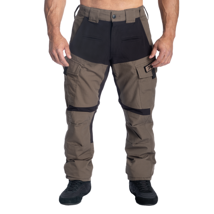 Pantaloni cargo tattici Black/Green GASP: ripstop