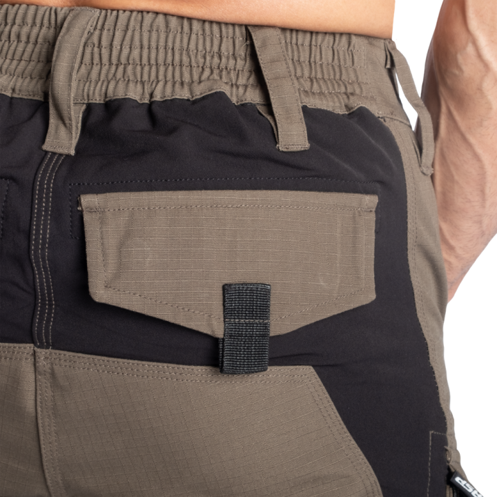Pantaloni cargo tattici Black/Green GASP: ripstop