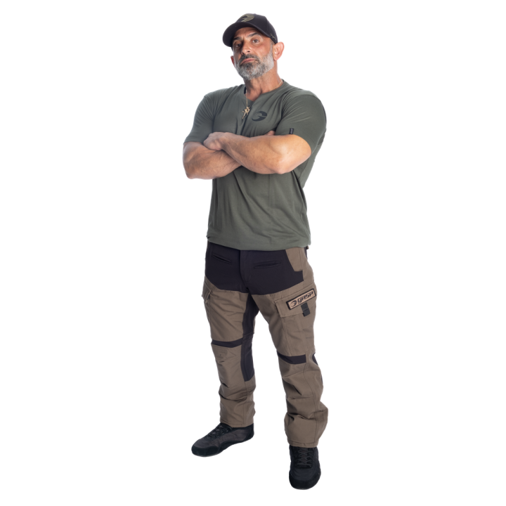 Pantaloni cargo tattici Black/Green GASP: ripstop
