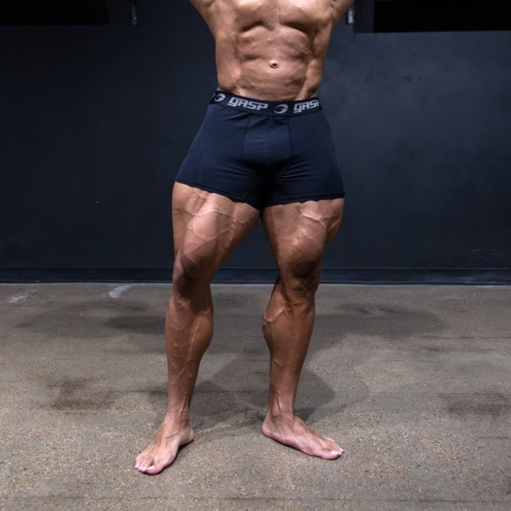 Boxer sportivi GASP: tessuto tecnico traspirante