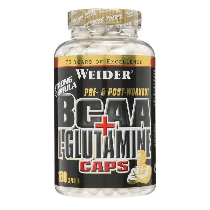 2:1:1 BCAA with glutamine 180 caps Weider