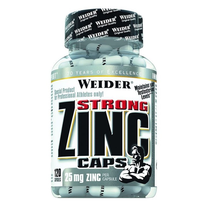 Integratore Zinco Citrato Weider: 25 mg per Capsula