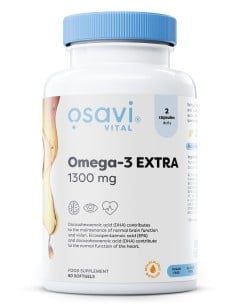 Omega-3 Extra Molecularly Distilled 1300mg (Lemon) 60...