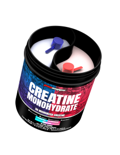 Creatine Monohydrate Dual Tube Blue Razz & Unflavored 502 gr 2