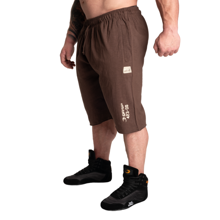 GASP Cotton Gym Shorts: Heavy Slub Fabric