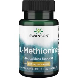 L-metionina in capsule Swanson: aminoacido essenziale
