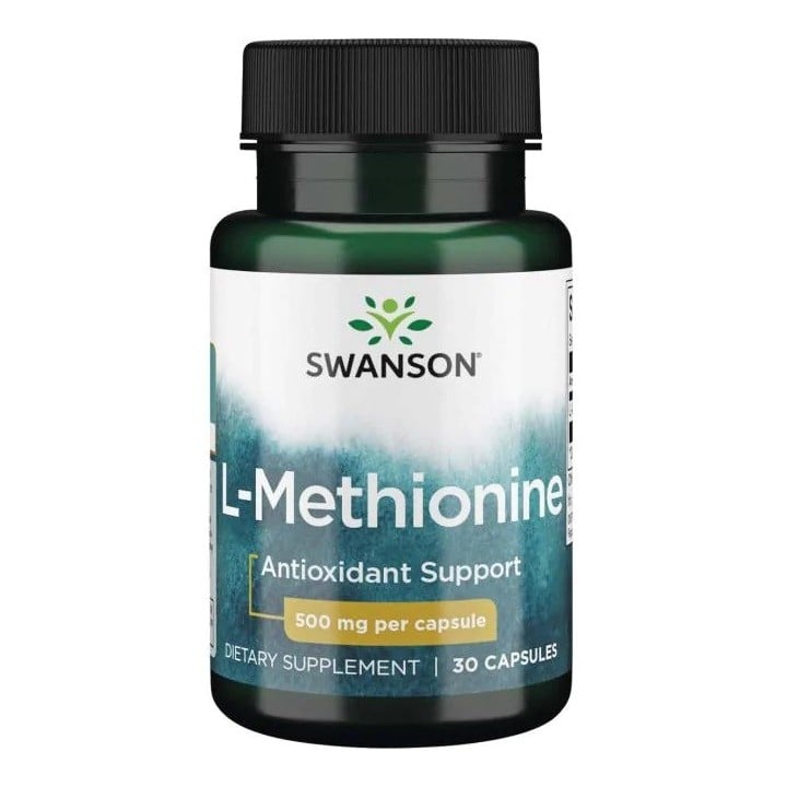 L-methionine capsules Swanson: essential amino acid