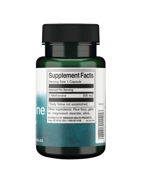 L-Methionine 500mg 30 caps