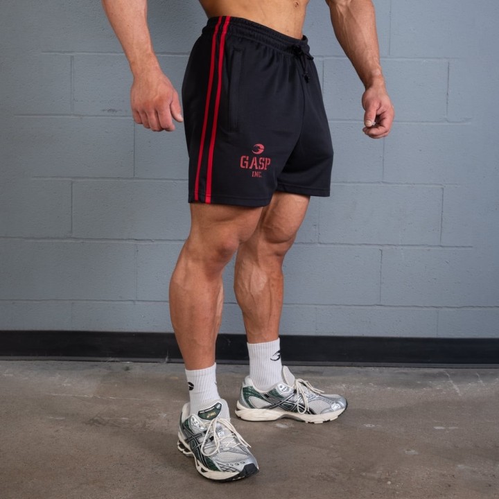 Mesh Gym Shorts GASP: Breathable Regular Fit Design