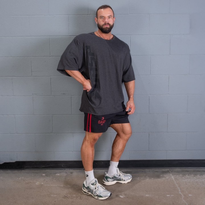 Mesh Gym Shorts GASP: Breathable Regular Fit Design