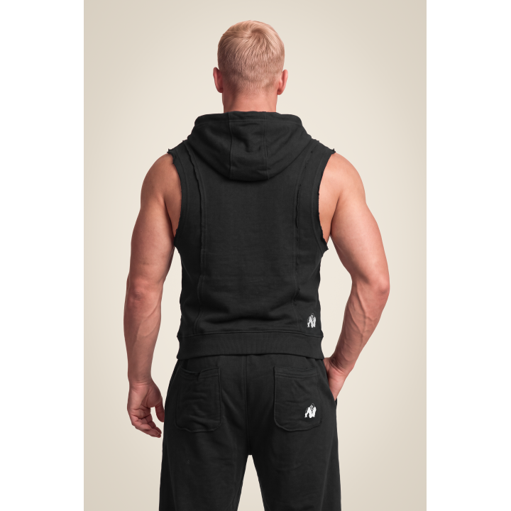 Felpa senza maniche Gorilla Wear: taglio oversized
