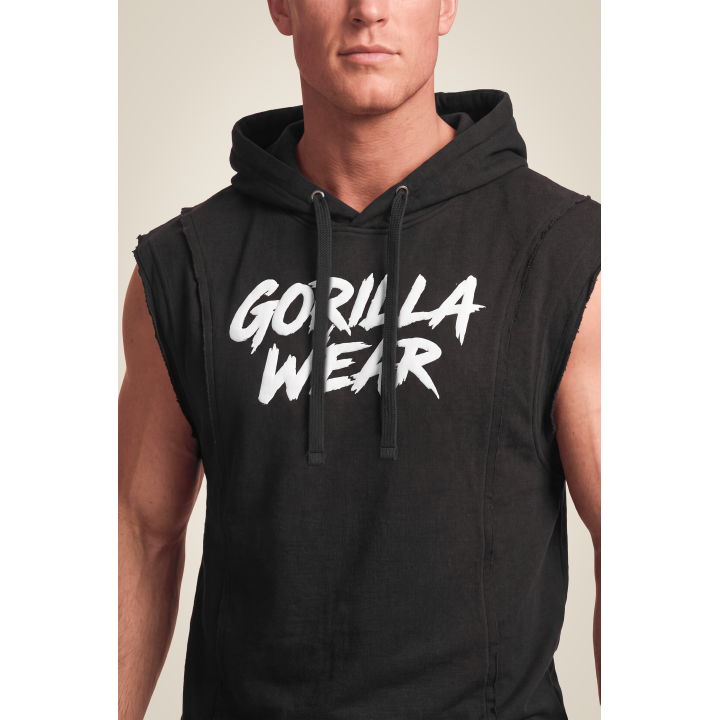 Felpa senza maniche Gorilla Wear: taglio oversized