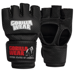 Guanti MMA senza pollice Gorilla Wear: velcro al polso