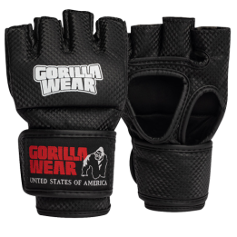 Thumbless MMA Gloves Gorilla Wear: Full Wrist Strap