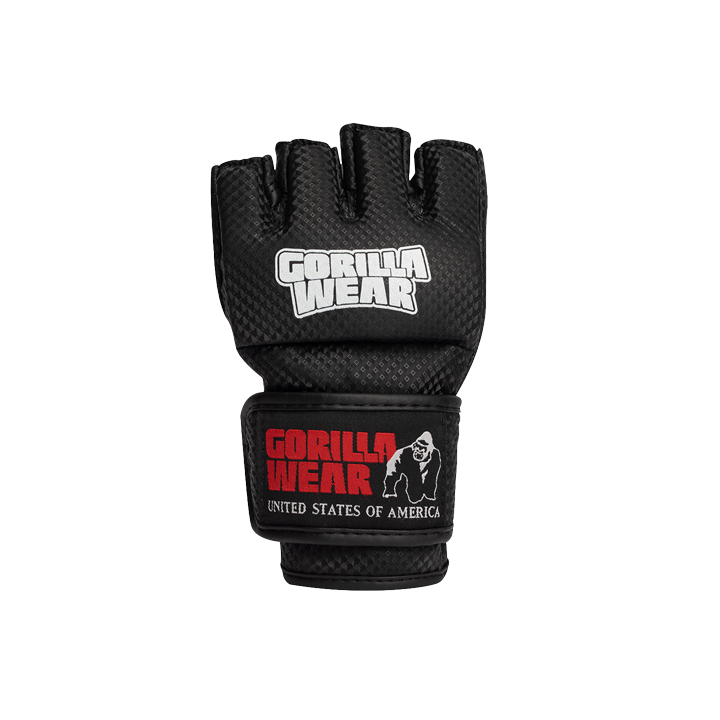 Thumbless MMA Gloves Gorilla Wear: Full Wrist Strap