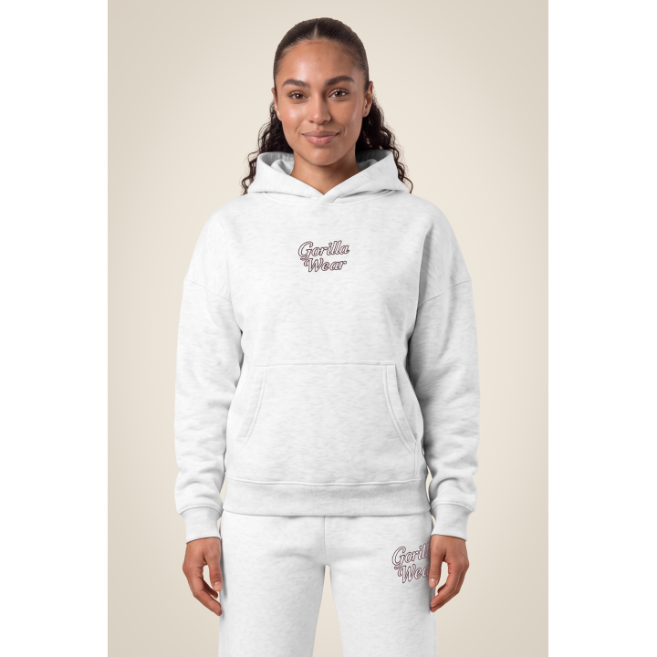 Felpa donna con cappuccio Gorilla Wear: cotone misto