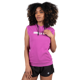 Sleeveless Hoodie for Women Gorilla Wear: Cotton Blend