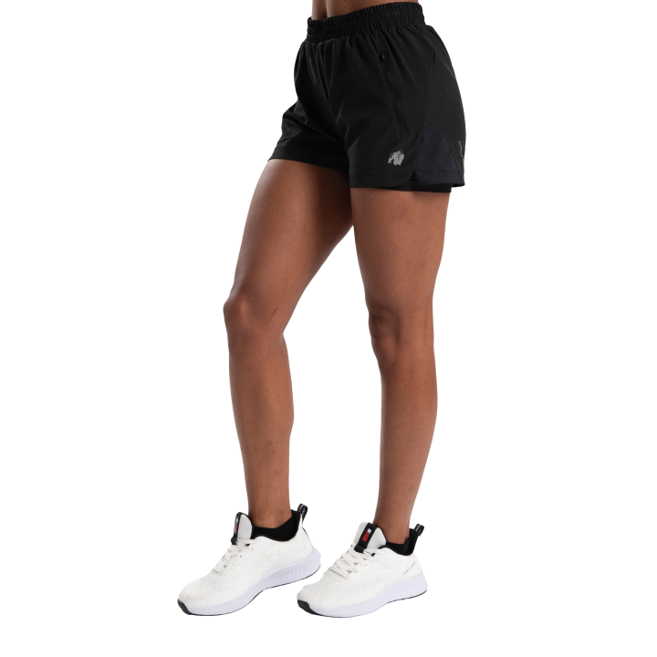 Pantaloncini 2-in-1 Donna Katy Gorilla Wear: Pannelli Mesh