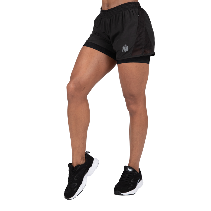 Pantaloncini 2 in 1 donna Gorilla Wear: con slip interno