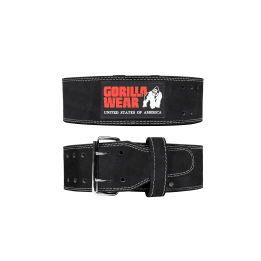 Cintura sollevamento pelle 4 pollici Gorilla Wear