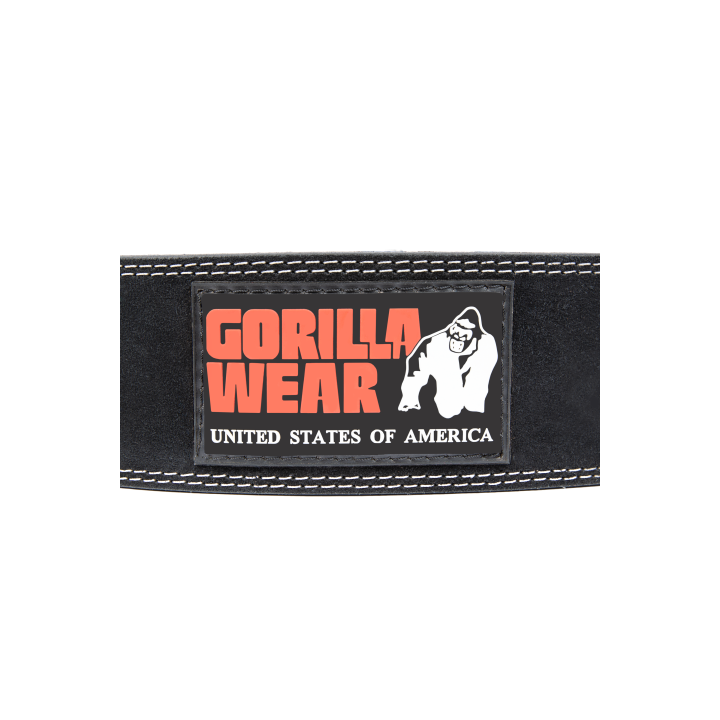 Cintura sollevamento pelle 4 pollici Gorilla Wear