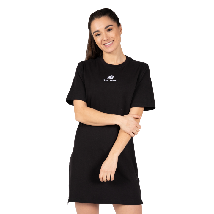 Women's T-Shirt Dress Gorilla Wear: stretch cotton