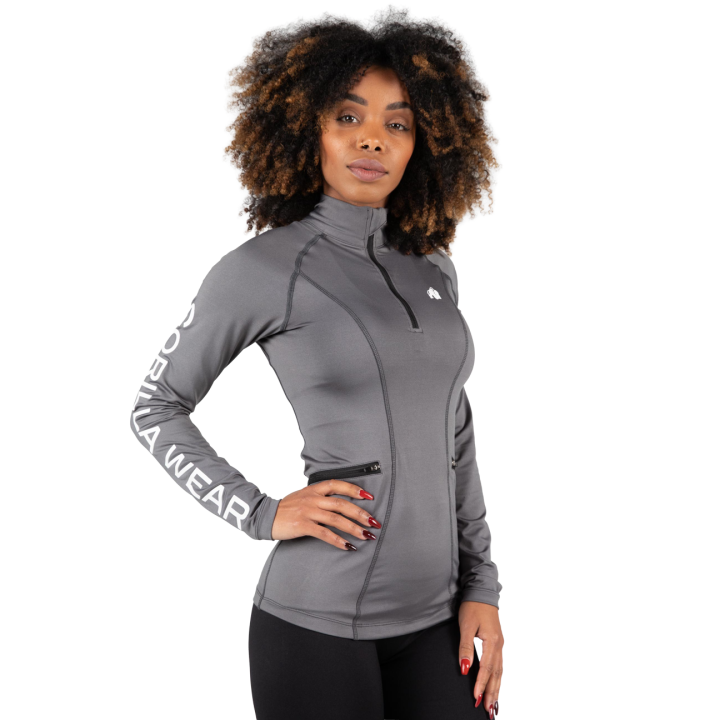 Maglia sportiva donna Gorilla Wear: mezza zip