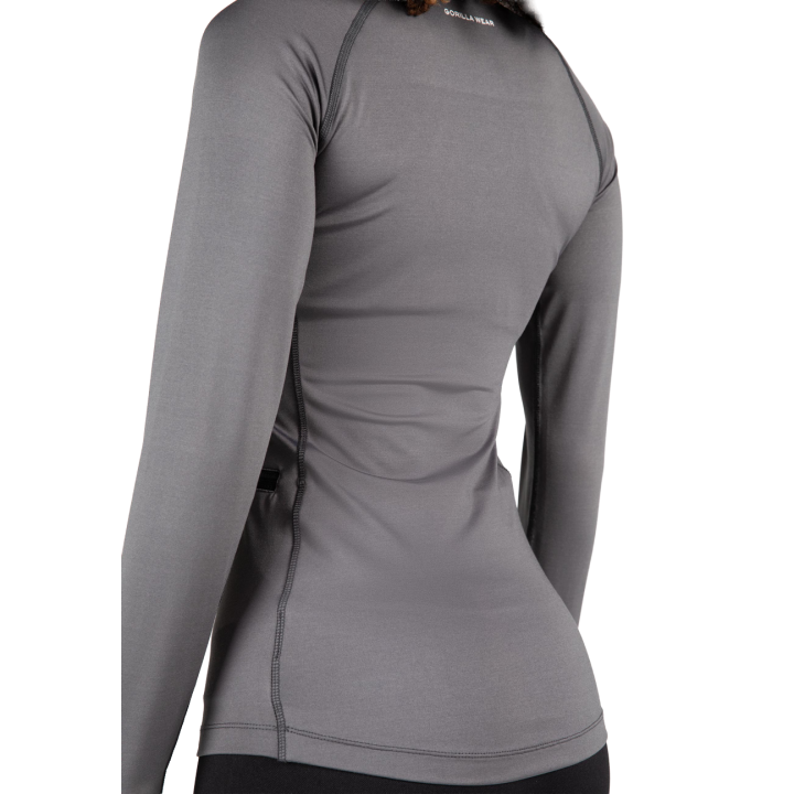Women's Long Sleeve Gym Top Gorilla Wear: Half Zip