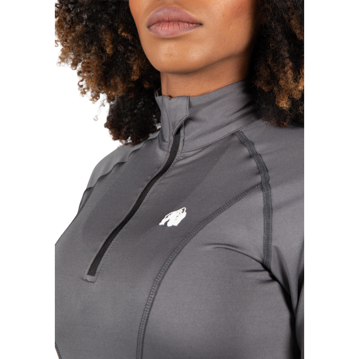 Maglia sportiva donna Gorilla Wear: mezza zip