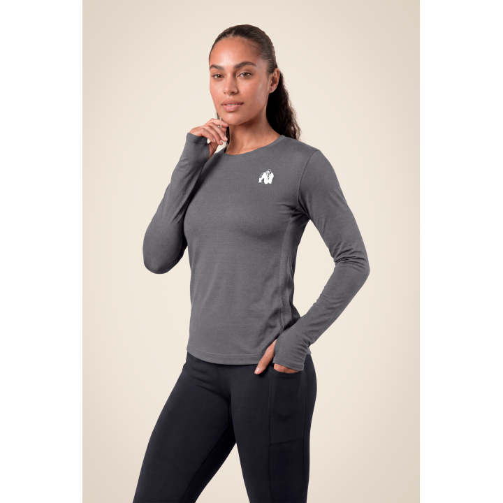 Women's Long Sleeve Workout Top Gorilla Wear: Mesh