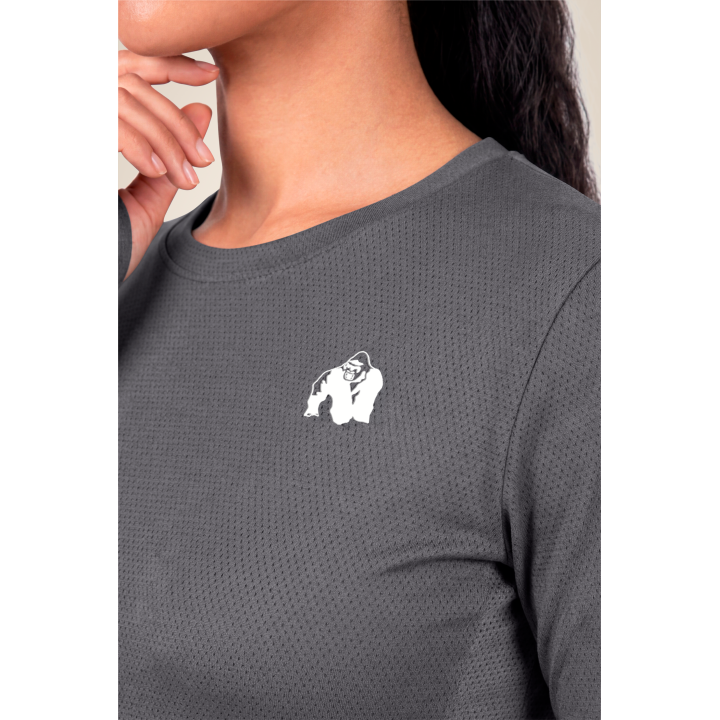Women's Long Sleeve Workout Top Gorilla Wear: Mesh