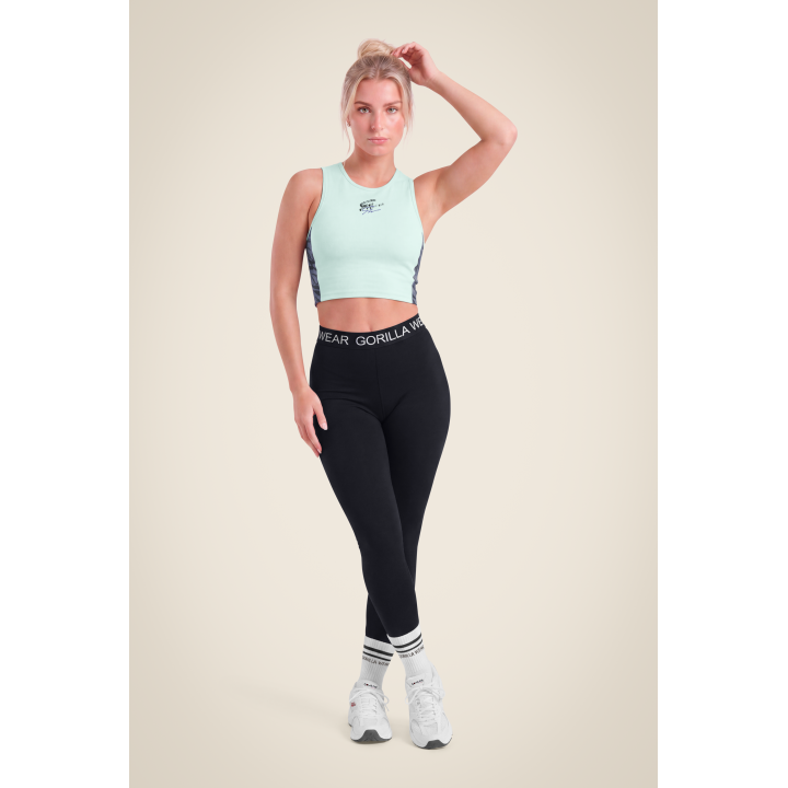 Top corto sportivo Gorilla Wear: schiena scoperta