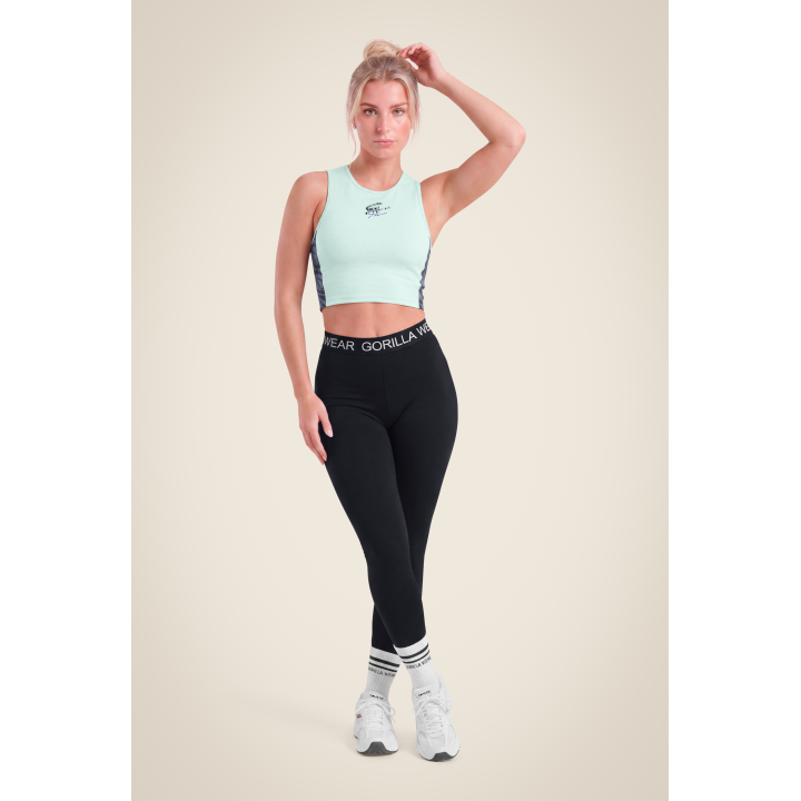 Women's cropped training top Gorilla Wear: open back