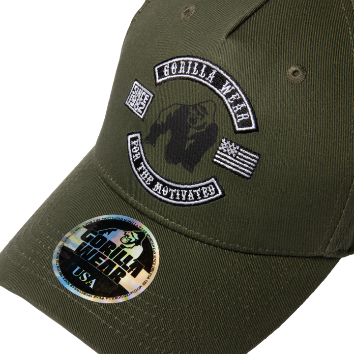 Gorilla Wear cotton sports cap: curved visor
