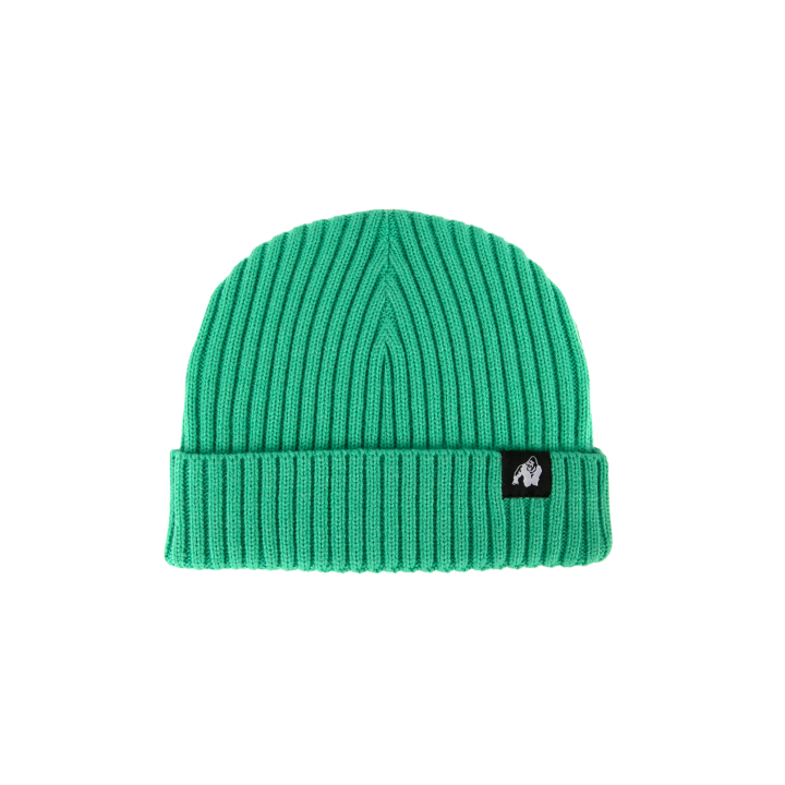 Gorilla Wear Knitted Beanie: Ribbed Acrylic
