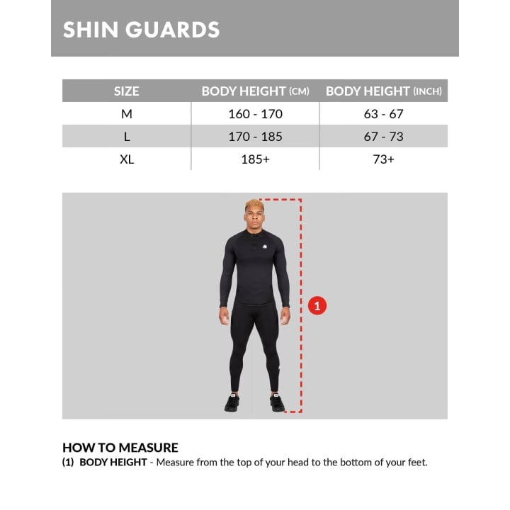 Kickboxing Shin Guards Gorilla Wear: EVA and Velcro